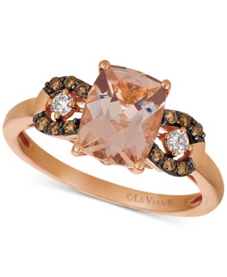 Le Vian - Morganite (1-1/2 ct. t.w.) & Diamond (1/5 ct. t.w.) Ring in 14k Rose Gold