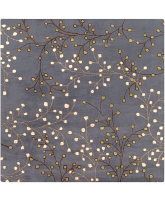 Livabliss - Athena ATH-5125 Navy 6' Square Area Rug