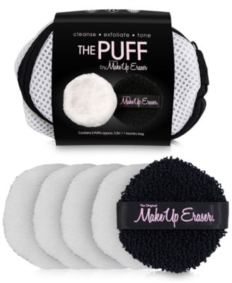MakeUp Eraser - 6-Pc. Toner & Exfoliating Puff Set