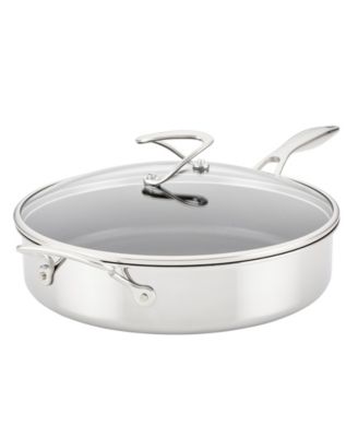 Circulon - SteelShield Nonstick 5-Qt. Covered Saut&eacute; Pan with Helper Handle