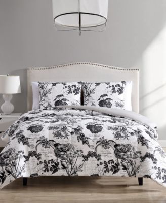 Hallmart Collectibles - Painted Script 3-Pc. Comforter Sets