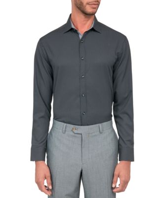 Society of Threads - Men's Black Dot Dress Shirt