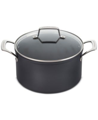 Le Creuset - Essential Nonstick Ceramic 6.3-Qt. Stockpot with Glass Lid