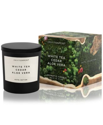 ENVIRONMENT - White Tea, Cedar & Aloe Vera Candle, 8 oz.