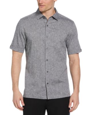 Cubavera - Men's Engineered Dobby Button-Down Shirt