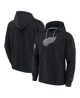 Fanatics - Men's Black Detroit Red Wings Elements Pace Pullover Hoodie