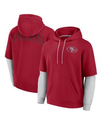 Fanatics - Men's and Women's Scarlet San Francisco 49ers Sleek Elements Pullover Hoodie