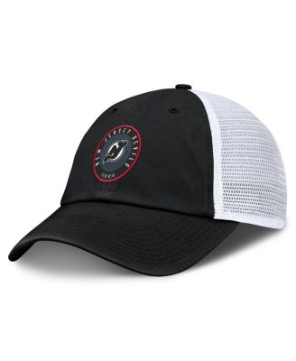 Fanatics - Men's Black/White New Jersey Devils Averie Trucker Adjustable Hat
