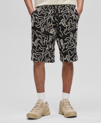 Mode of One - Men's Floral Embroidered Shorts