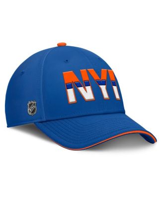 Fanatics - Men's Royal/Orange New York Islanders Authentic Pro Rink Team Code Flex Hat