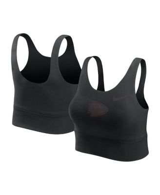 Nike - Women's Black Kansas City Chiefs Performance Longline Sports Bra