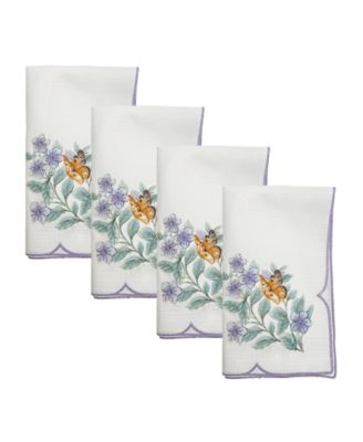 Lenox - Butterfly Meadow Flutter Fabric Napkins, Set of 4
