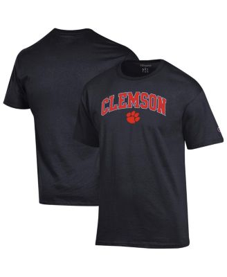 Champion - Men's&nbsp;Black Clemson Tigers Arched Logo T-Shirt