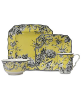222 Fifth - Adelaide Blue 16-Pc. Dinnerware Set, Service for 4