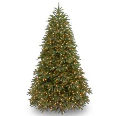 National Tree Company - National Tree 6 .5' Feel Real Jersey Fraser Fir Medium Tree with 900 Clear Lights