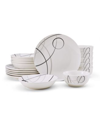 Studio Nova - Circles 18 Piece Dinnerware Set