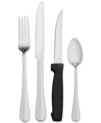 Pfaltzgraff - Capri 16-Pc. Flatware with Steak Knives Set, Service for 4