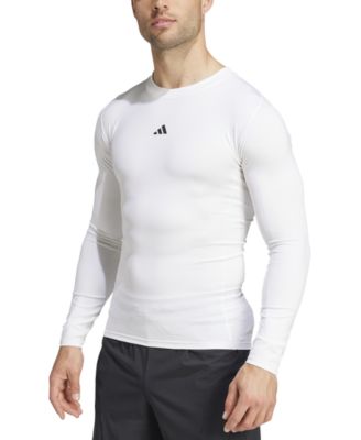 adidas - Men's Fitted Crewneck Tech-Fit Compression Shirt