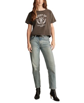 Lucky Brand - Women's Mid Rise Boy Jeans