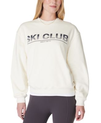Sweaty Betty - Women's Ski Club Graphic Print Sweatshirt