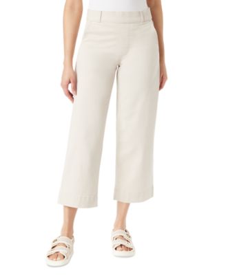Gloria Vanderbilt - Petite Amanda Shape Effect Wide-Leg Crop Jeans