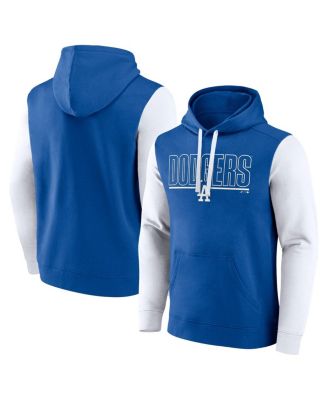 Fanatics - Men's Royal Los Angeles Dodgers Outline Fleece Pullover Hoodie