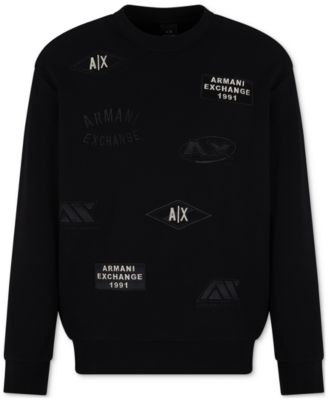 A|X Armani Exchange - Men's Graphic Patch Logo Sweatshirt