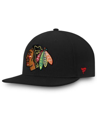 Fanatics - Men's Black Chicago Blackhawks Core Fitted Hat