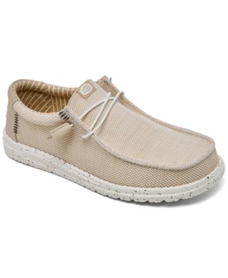 Hey Dude - Men's Wally Stretch Slip-On Casual Moccasin Sneakers from Finish Line