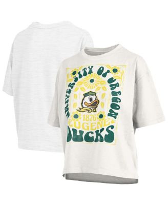 Pressbox - Women's&nbsp;White Oregon Ducks Harmony Oversized T-Shirt