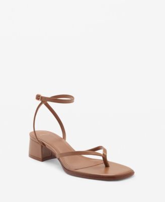 MANGO - Women's Strappy Heeled Sandals