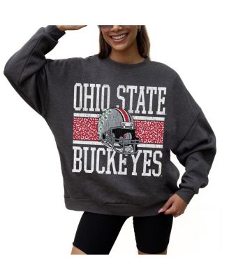 Gameday Couture - Women's Charcoal Ohio State Buckeyes Premium Fleece Pullover Sweatshirt