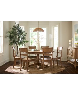 Furniture - Willowmere 7-Pc. Dining Set (Round Table & 6 Wood Chairs)