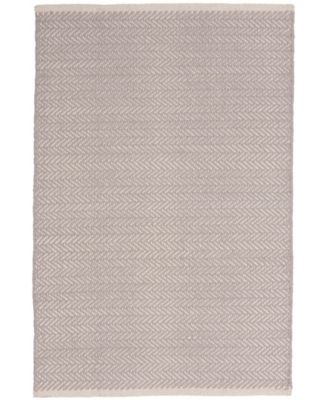 Dash and Albert Rugs by Annie Selke - Herringbone Cotton RDA421 6'x9' Area Rug