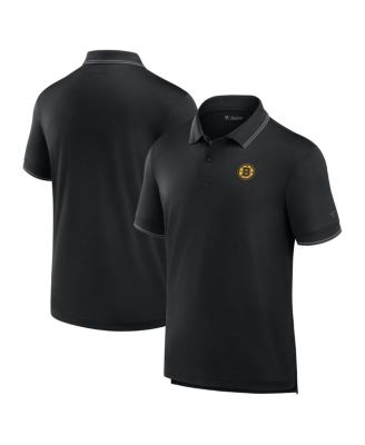 Fanatics - Men's Black Boston Bruins Front Office Pique&nbsp;Polo Shirt