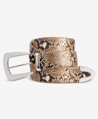I.N.C. International Concepts - Snake-Embossed Pant Belt