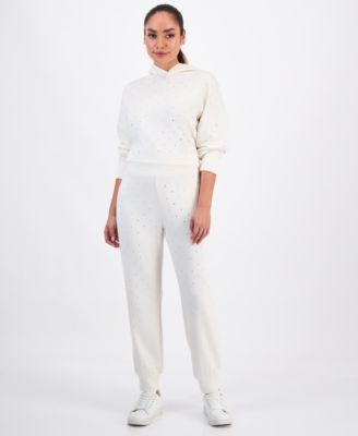 I.N.C. International Concepts - Petite Embellished High Rise Jogger Pants