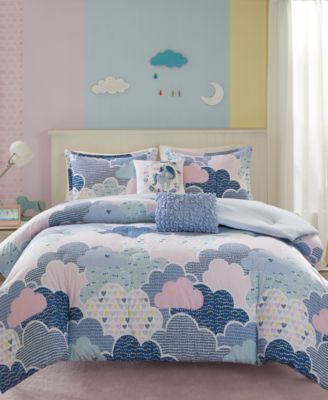 Intelligent Design - Kids Cloud 5-Pc. Printed Full/Queen Comforter Set