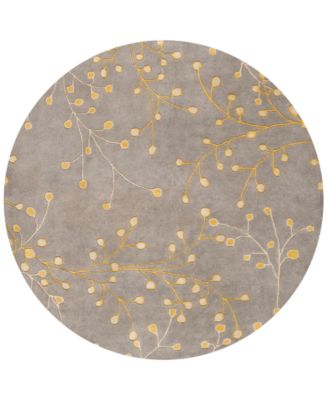 Livabliss - Athena ATH-5060 Taupe 6' Round Area Rug