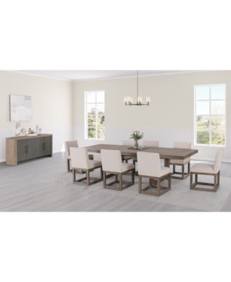 Furniture - Portmore 9 Pc Rectangular Set (Table & 8 Side Chairs), Created for Macy's