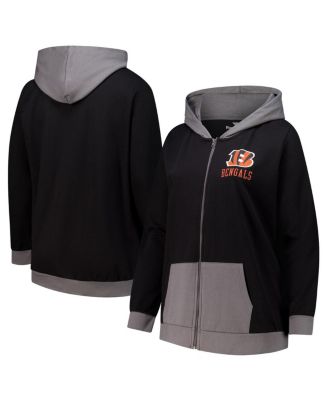Fanatics - Women's Black Cincinnati Bengals Hit It Full-Zip Hoodie