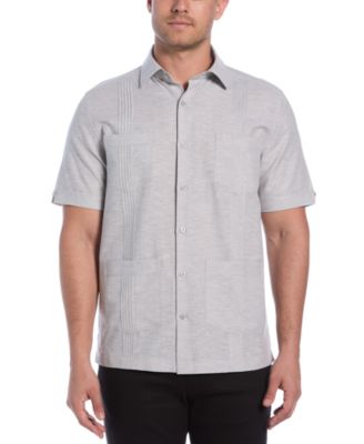 Cubavera - Men's Linen Blend Four-Pocket Shirt