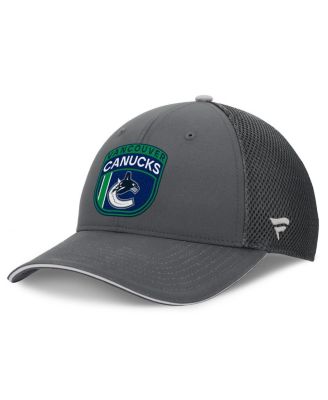 Fanatics - Men's Gray Vancouver Canucks Authentic Pro Home Ice Trucker Adjustable Hat