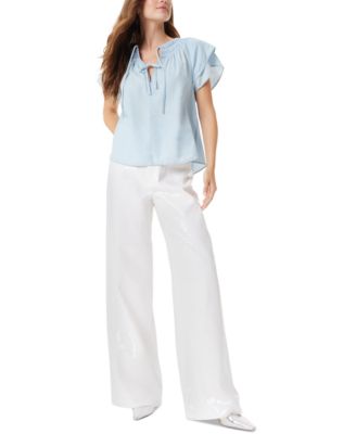 Sam Edelman - Women's Tabitha Short-Sleeve Raglan Blouse