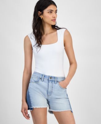 And Now This - Women's Square-Neck Bodysuit, Exclusively at Macy's