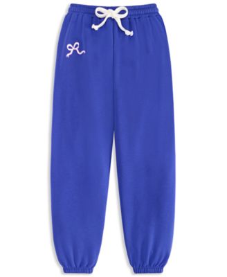 With Jules - Big Girls Bow-Graphic Jogger Sweatpants