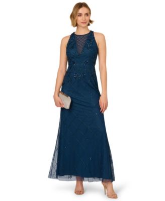 Adrianna Papell - Women's Embellished Mermaid Gown