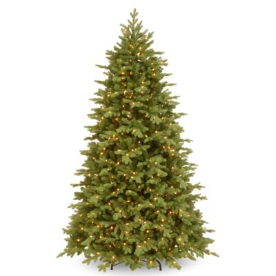 National Tree Company - 6 .5' Feel Real  Princeton Fraser Fir Hinged Tree with 700 Dual Color  LED Lights &  PowerConnect™