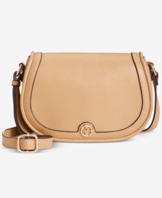 Giani Bernini - Pebbled Small Saddle Crossbody
