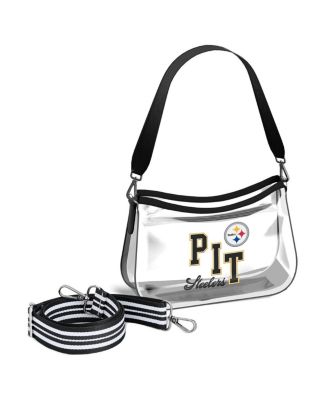 WEAR by Erin Andrews - Pittsburgh Steelers Clear Stadium Mini Purse